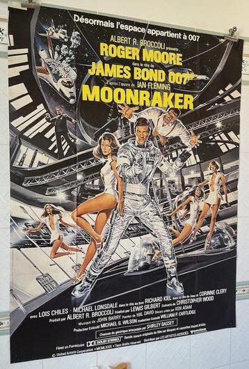 James Bond 007 : Moonraker (1979) - Roger Moore - Affiche,