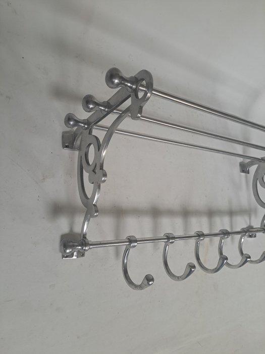 Kapstok - Aluminium - Trein kapstok/hoedenrek, Antiek en Kunst, Curiosa en Brocante
