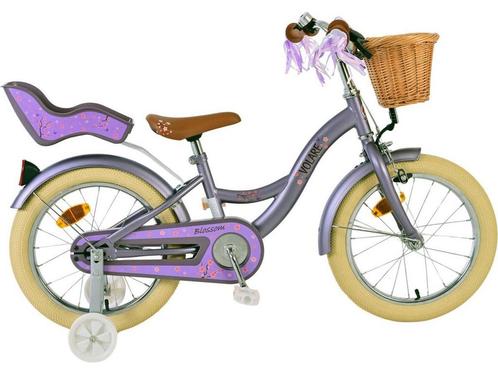 Volare Blossom Kinderfiets - Meisjes - 16 inch - Paars, Huis en Inrichting, Woonaccessoires | Overige, Zo goed als nieuw, Verzenden
