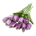 Kunst Boeket - Tulpen Zijden Bloemen Tulp Luxe Boeketten, Huis en Inrichting, Woonaccessoires | Kunstplanten en Kunstbloemen, Verzenden