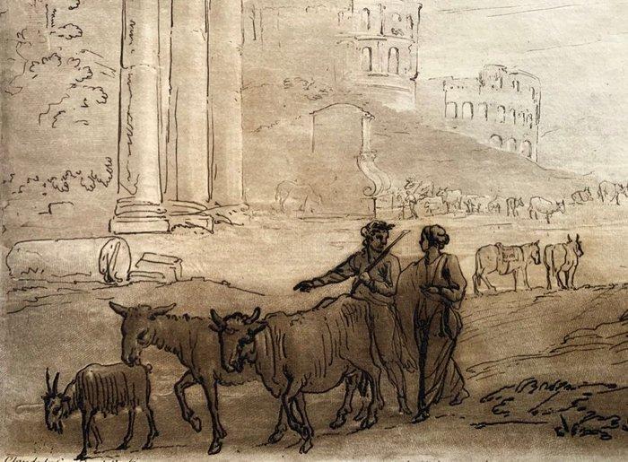 Richard Earlom (1743-1822), after Claude le Lo - Colosseo, Antiquités & Art, Antiquités | Autres Antiquités