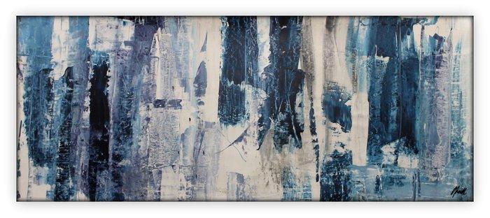 Giuseppe Panzica - Volume 3073 - Blue Luce (200x80 XXL), Antiek en Kunst, Kunst | Schilderijen | Modern