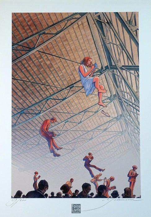 Schuiten, François - 1 Offset Print - Foire du Livre de, Boeken, Strips | Comics