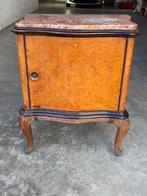 Table de chevet - Bois, Marbre - Mobiletto