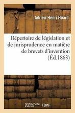Repertoire de legislation et de jurisprudence e. HUARD-A-H., HUARD-A-H, Zo goed als nieuw, Verzenden