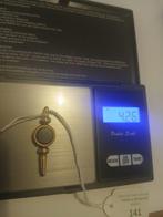 Autre - pendentif clé en or avec pierre de sang, Nieuw