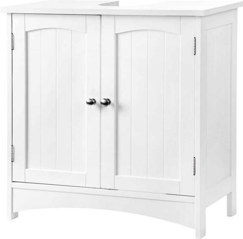 badkamermeubel--wit-hout-deuren-wastafel-onderkast, Huis en Inrichting, Badkamer | Badkamermeubels, Nieuw, Ophalen of Verzenden