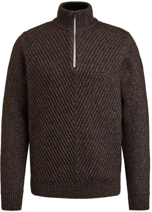 Vanguard Trui Half Zip Wol Bruin maat Maat 48/50 (M) Heren, Kleding | Heren, Truien en Vesten, Bruin, Nieuw, Maat 48/50 (M), Verzenden