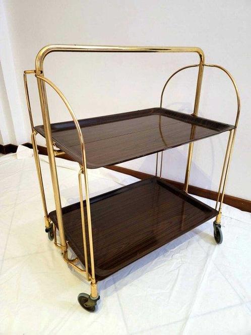 Chariot de service - Métal - Chariot - porte-repas, Antiek en Kunst, Kunst | Designobjecten