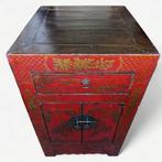 Antiek rood lakmeubel - Hout - China - 20e eeuw, Antiek en Kunst