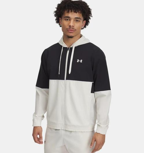 Under Armour Zone Woven Jacket-Brn - Maat SM, Kleding | Heren, Truien en Vesten, Bruin, Nieuw, Ophalen of Verzenden