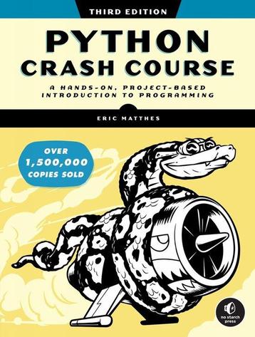 Python Crash Course, 3rd Edition 9781718502703 Eric Matthes, Verzenden, Zo goed als nieuw, Eric Matthes