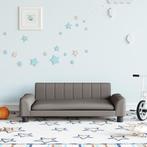 vidaXL Kinderbank 90x53x30 cm stof taupe, Kinderen en Baby's, Verzenden, Nieuw