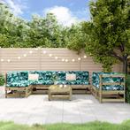 vidaXL 8-delige Loungeset geïmpregneerd grenenhout, Tuin en Terras, Tuinsets en Loungesets, Verzenden, Nieuw, Loungeset