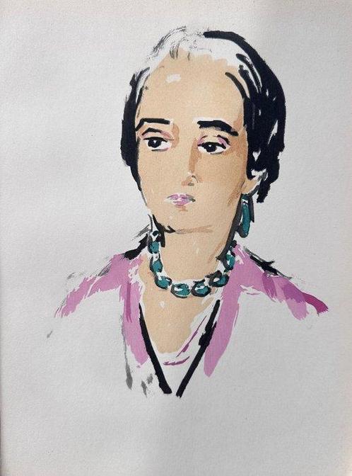 Kees Van Dongen (1877-1968) - Tete de Femme, Antiek en Kunst, Antiek | Overige Antiek