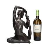 Figurine - A lovely lady - yoga - Bronze