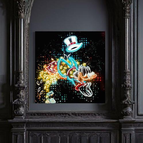 Moabit - Uncle Scrooge X The Neon Diver, Antiek en Kunst, Kunst | Schilderijen | Modern