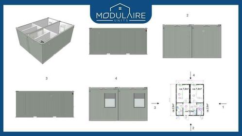 Wooncontainer kopen? NIEUW! Woonunit; Duurzaam + Robuust, Bricolage & Construction, Abris de chantier & Baraques de chantier