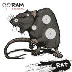 Rat | Schietkaarten 14x14 | RAM Targets, Nieuw, Verzenden