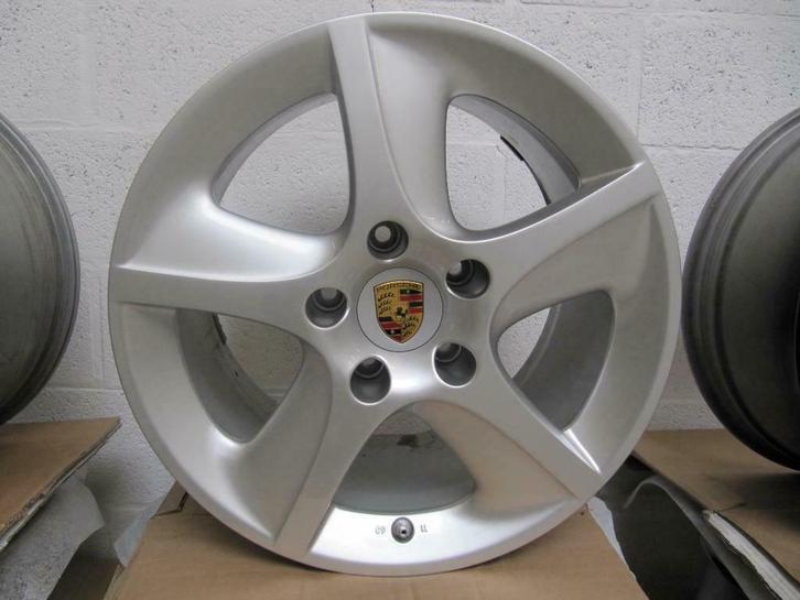 Porsche 996/Boxster ORIGINELE 18 inch holle SportTechno set, Auto-onderdelen, Banden en Velgen, 18 inch, Personenwagen, Gebruikt
