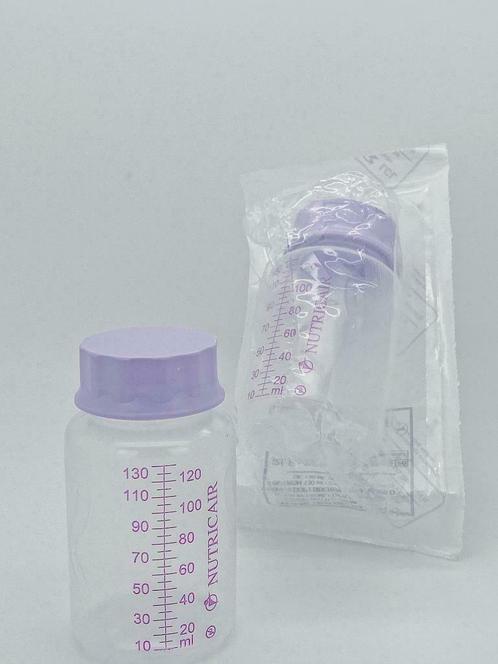 Moedermelk Bewaarfles 130ml Wegwerp - Steriel Verpakt, Diversen, Verpleegmiddelen, Nieuw, Ophalen of Verzenden