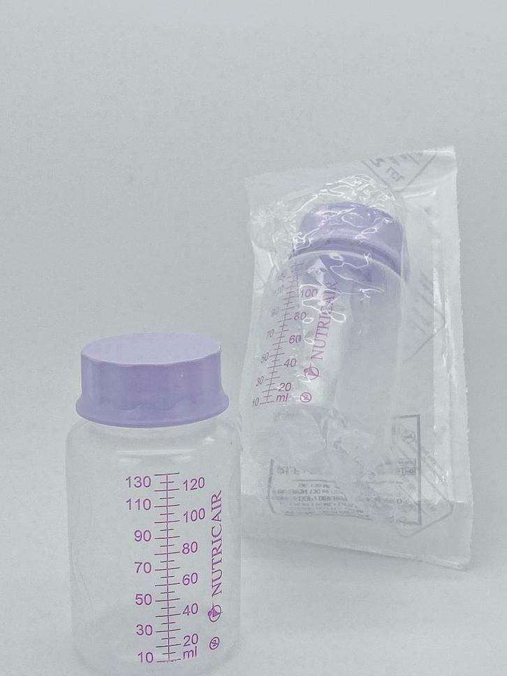 Moedermelk Bewaarfles 130ml Wegwerp - Steriel Verpakt, Diversen, Verpleegmiddelen, Nieuw, Ophalen of Verzenden