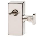 Bijzetslot Elegant buiten draaiend glans nikkel, Doe-het-zelf en Bouw, Nieuw, Overige materialen, Klink of Kruk