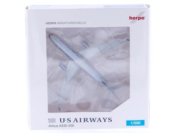 Schaal 1:500 Herpa 517898 US Airways Airbus A330-200 Reg...., Ophalen of Verzenden