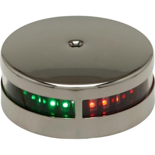 Combi Navigatielicht LED 76mm BB en SB Tot 20m Rvs, Watersport en Boten, Navigatiemiddelen en Scheepselektronica, Nieuw, Ophalen of Verzenden