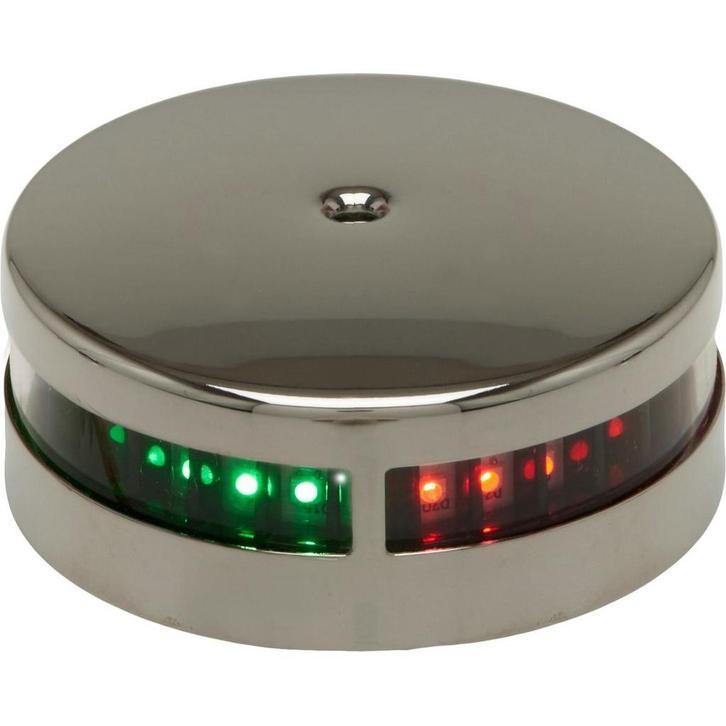 Combi Navigatielicht LED 76mm BB en SB Tot 20m Rvs, Watersport en Boten, Navigatiemiddelen en Scheepselektronica, Nieuw, Ophalen of Verzenden