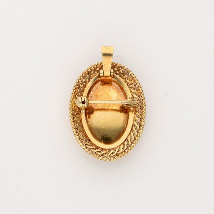 Pendentif - 14 carats Or jaune, Handtassen en Accessoires, Antieke sieraden
