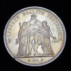 Frankrijk. 5 Francs 1871-A Hercule. La Commune, Camélinat, Postzegels en Munten