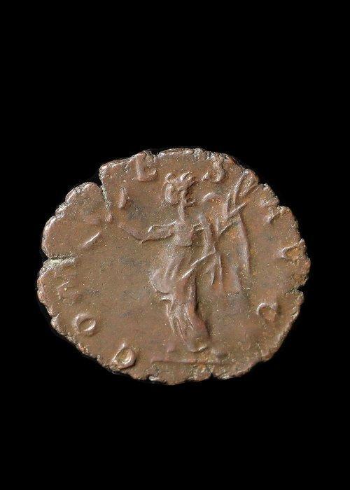 Oud-Romeins Brons Antoninianus van Tetricus II (Zonder, Antiek en Kunst, Antiek | Overige Antiek