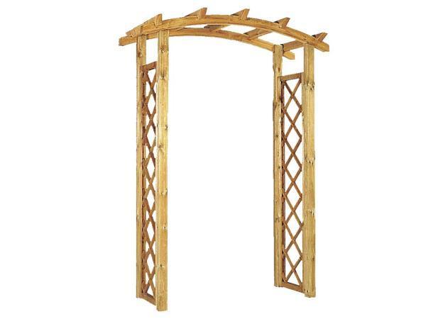Veiling - Woodvision Grenen rozenboog - 285x120x45cm, Tuin en Terras, Overige Tuin en Terras, Nieuw
