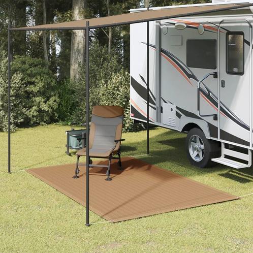 vidaXL Tenttapijt 250x200 cm taupe, Caravanes & Camping, Accessoires de tente, Envoi