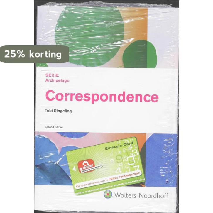 Archipelago Correspondence 9789001706432 T. Ringeling, Livres, Livres Autre, Envoi