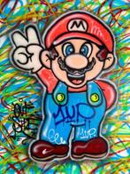Doped Out M - Super Mario SNES colors - Nintendo sprayprint