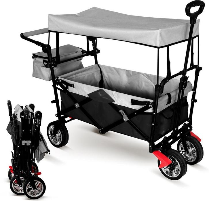 Lugia Bolderkar met dak - Voor 2 personen - Vijfpuntsgordel, Caravans en Kamperen, Bolderkarren, Zo goed als nieuw, Verzenden