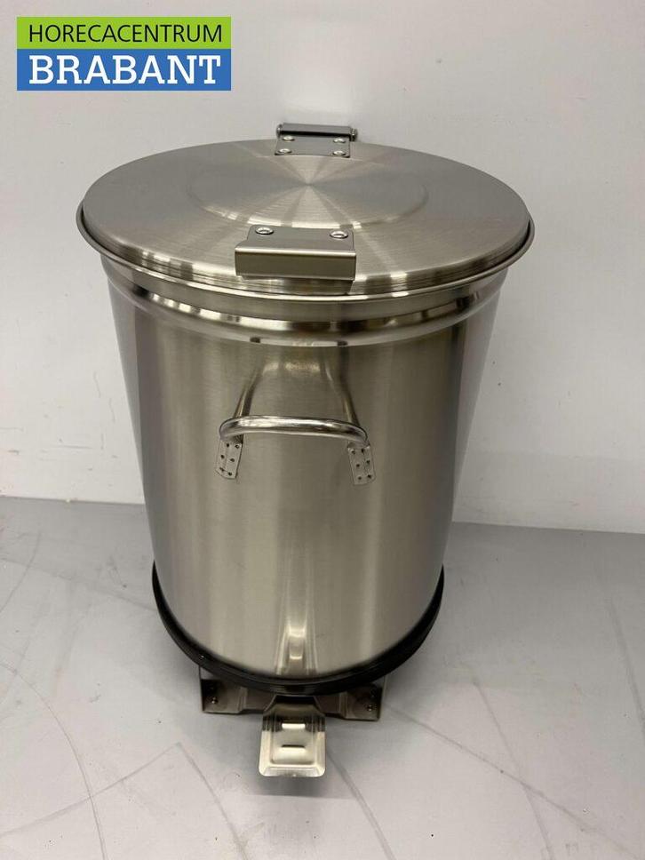 Poubelle en acier inoxydable avec commande au pied 50 litres, Articles professionnels, Horeca | Équipement de cuisine, Envoi