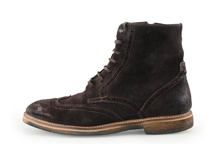 Floris van Bommel Veterboots in maat 43 Bruin, Kleding | Heren, Schoenen, Bruin, Gedragen, Boots, Verzenden