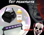 Halloween Set Pennywise Met Bellenblaas Machine UV Lamp, Nieuw