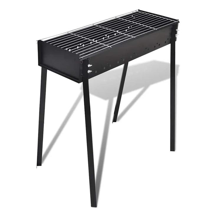 vidaXL Houtskoolbarbecue staand vierkant 75x28 cm, Elektronische apparatuur, Overige elektronische apparatuur, Nieuw, Verzenden