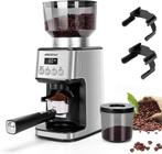 Koffiemolen elektrisch - Koffiemaler - 180W - Zilver - Aigos, Elektronische apparatuur, Koffiemachine-accessoires, Verzenden, Nieuw
