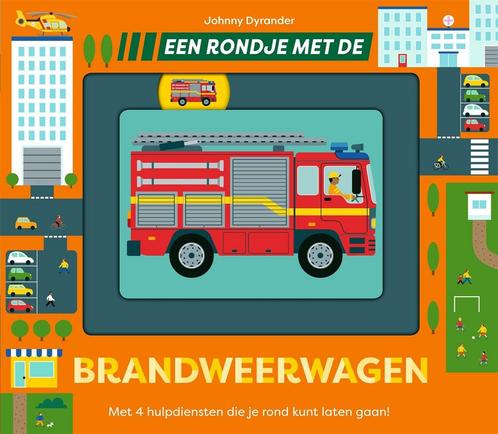 Boek: Een rondje met de brandweerwagen (z.g.a.n.), Livres, Livres pour enfants | 0 an et plus, Envoi