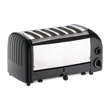 Broodrooster zwart 60145 | Cap.6st. | 195 sneden/h | 230V |, Verzenden