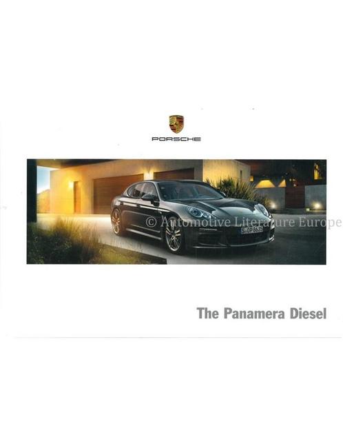 2016 PORSCHE PANAMERA DIESEL HARDCOVER BROCHURE ENGELS, Boeken, Auto's | Folders en Tijdschriften