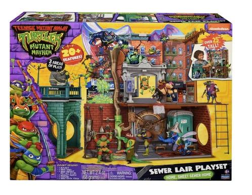 Teenage Mutant Ninja Turtles: Mutant Mayhem Playset Headquar, Collections, Cinéma & Télévision, Enlèvement ou Envoi