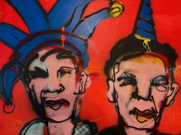 Espen Greger Hagen (1964-2008) - Party Animals, Antiquités & Art, Art | Peinture | Moderne