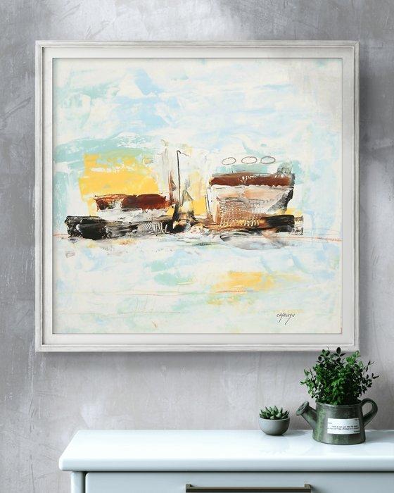 CARDUSU - “Libertad 06” – Serie Libertad – Acrílico sobre, Antiek en Kunst, Kunst | Schilderijen | Modern