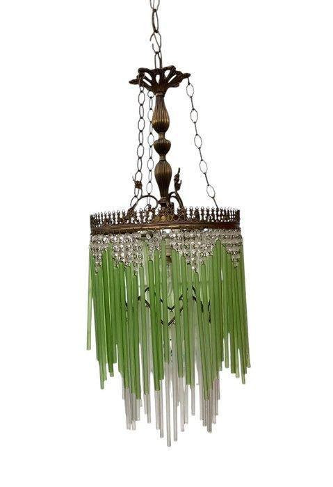 Plafondlamp - Lustre - Messing, Antiek en Kunst, Curiosa en Brocante